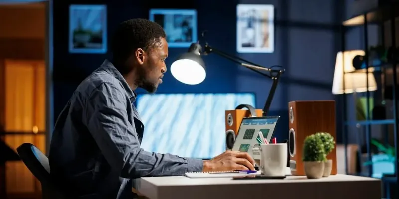 Startup owner working late on cash flow planning – Nairobi, Kenya – Zidika Consulting